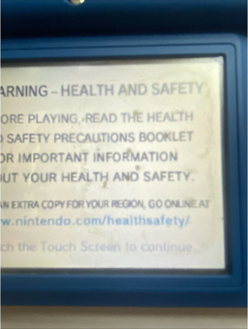 Nintendo DSI Handheld System Midnight Turns On With Stylus Read Description